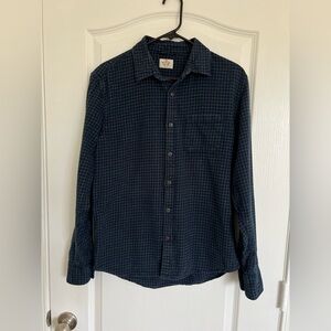 Marine Layer Button Down Shirt, Blue, Men’s M